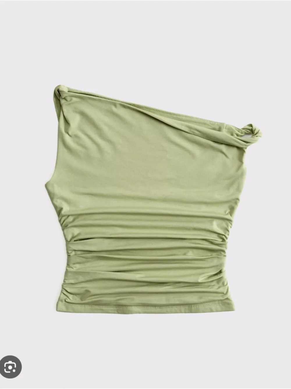 A&F Asymmetrical Twist Top - Pale Green - Picture 5 of 7
